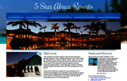 5starafricaresorts.com