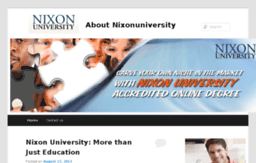 aboutnixonuniversity.com