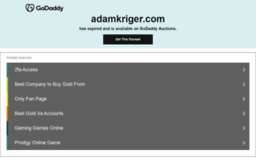 adamkriger.com