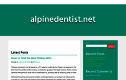 alpinedentist.net