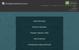 anobleprivateschool.com