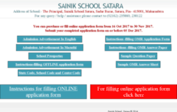 applicationform.sainiksatara.org