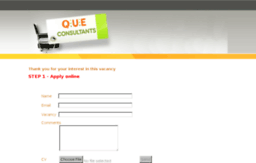 apply.que-consultants.co.uk