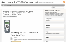 autoxrayax2500codescout.jbuyi.com