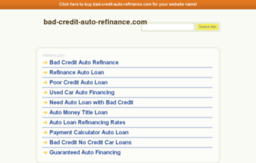 bad-credit-auto-refinance.com