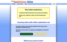 badmintonbible.com