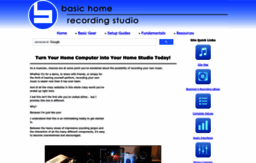 basic-home-recording-studio.com