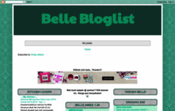 bellebloglist.blogspot.com