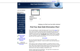 best-debt-elimination-plan.com