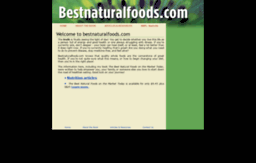 bestnaturalfoods.com