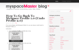 blog.myspacemaster.net