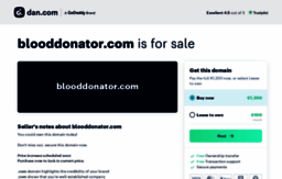 blooddonator.com