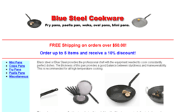 bluesteelcookware.com