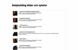 bodybuildingbilderochnyheter.blogspot.se