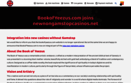 bookofyeezus.com