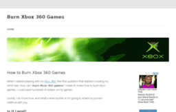 burnxbox360games.com