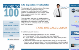 calculator.livingto100.com