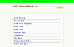 californiacenterbank.com