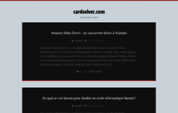 cardsolver.com
