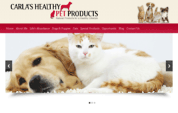 carlashealthypetproducts.com
