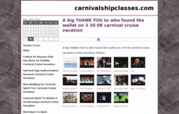 caroag.carnivalshipclasses.com