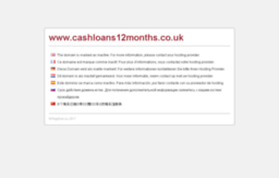 cashloans12months.co.uk
