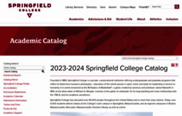 catalog.springfield.edu