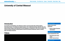 centralmissouri.stateuniversity.com