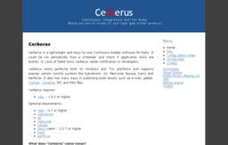 cerberus.rubyforge.org