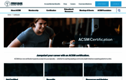 certification.acsm.org