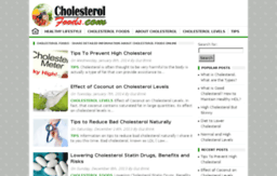 cholesterol-foods.com