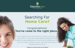 clarriotshomecare.co.uk