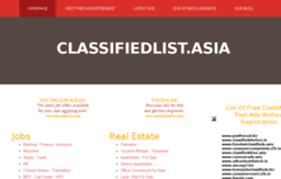 classifiedlist.asia