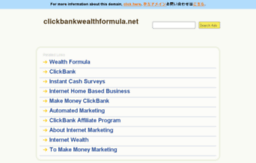 clickbankwealthformula.net