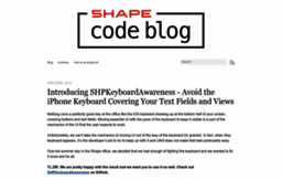 codeblog.shape.dk