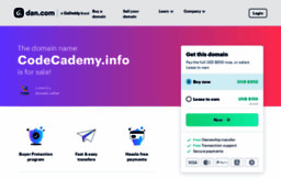 codecademy.info