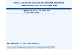 coldsores.consumer-product-review.com