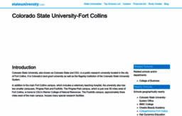colorado.stateuniversity.com