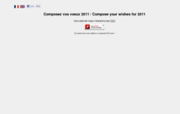 composezvosvoeux2011.com