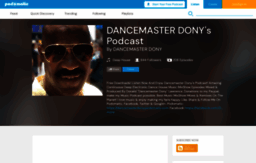 dancemasterdony.podomatic.com
