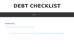 debtchecklist.com