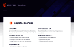 developer.uservoice.com