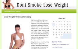 dontsmokeloseweight.com