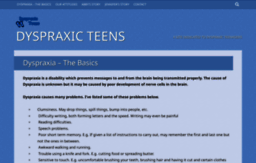 dyspraxicteens.org.uk