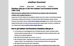 eaadhaarcarddownload.in