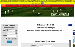 ellesmereport.play-cricket.com
