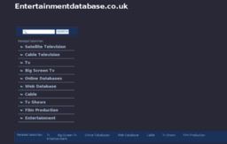 entertainmentdatabase.co.uk