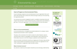 environmentalpolicy.org.uk