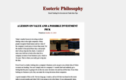 esoteric-philosophy.com