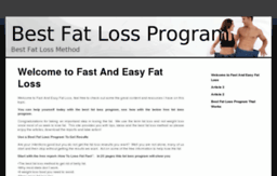 fast-and-easy-fat-loss.com